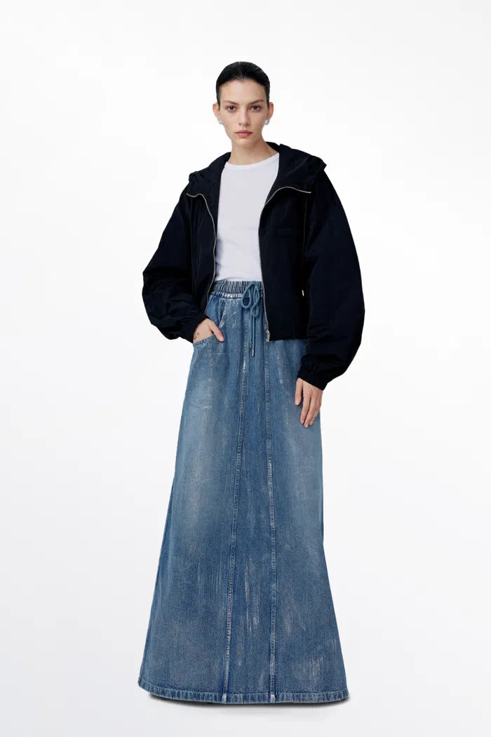 Dulsie Denim Skirt in Cotton