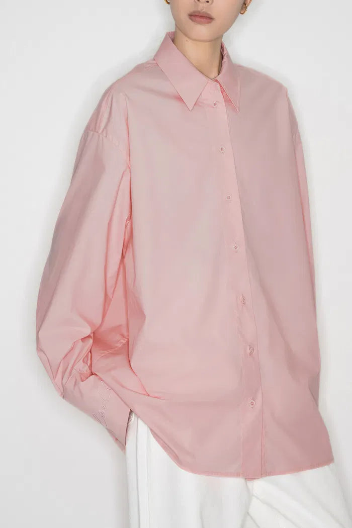 Hui Pink Shirt in Cotton