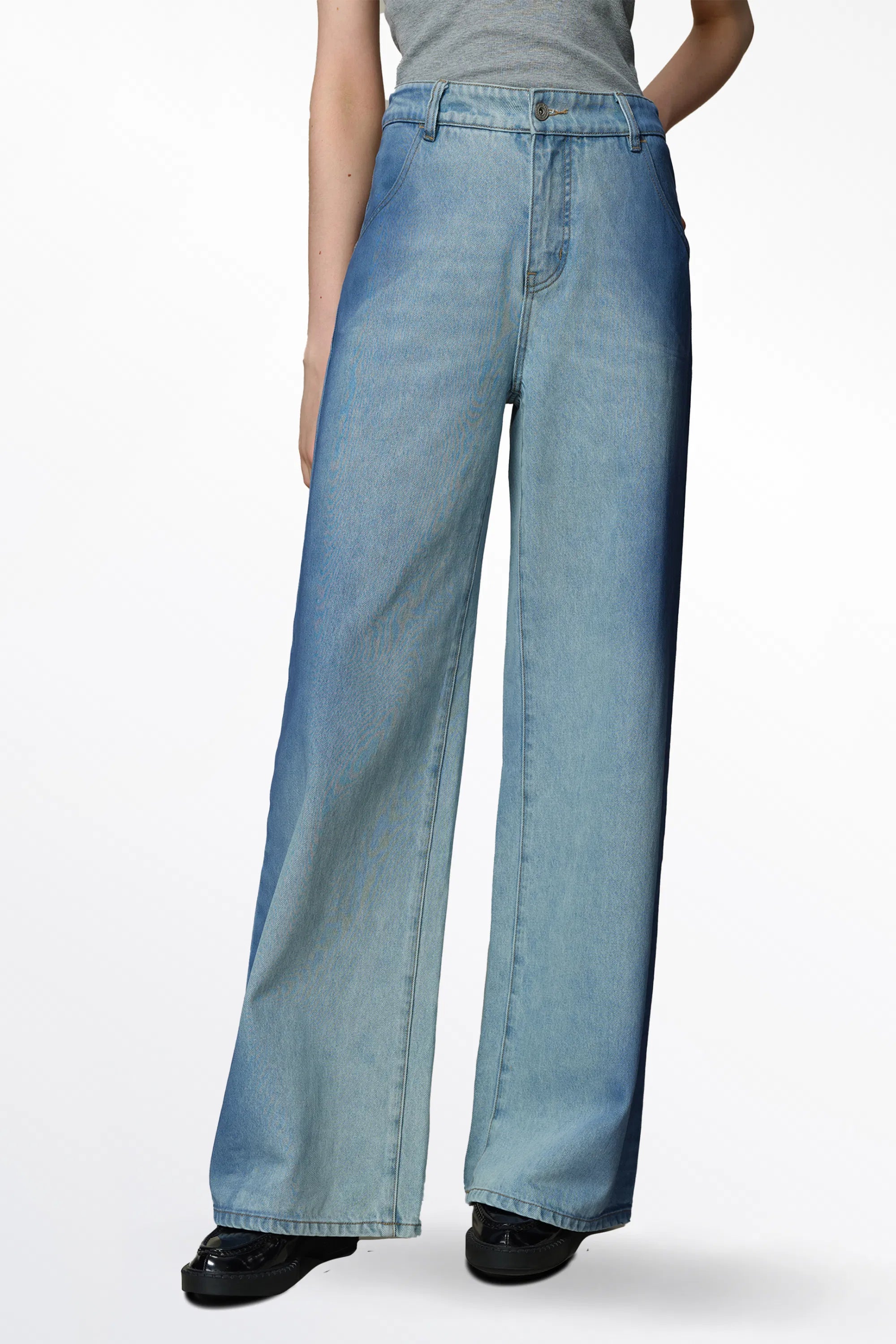 Halo Hand-dyed Ombre Jeans in Cotton Denim