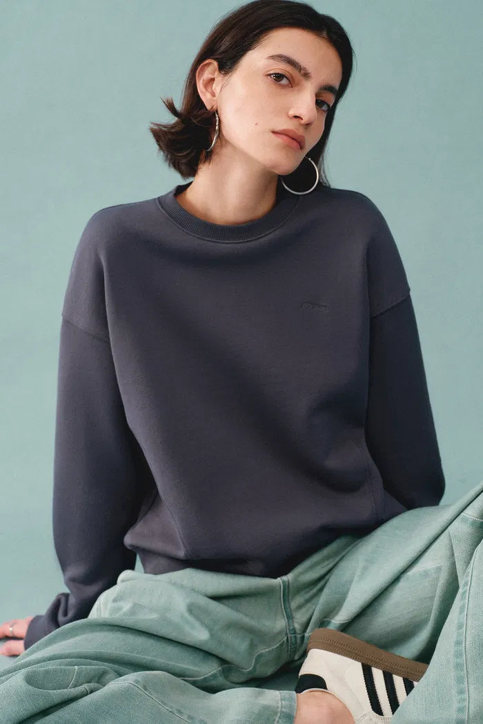 Lotus Crewneck Sweatshirt in Cotton