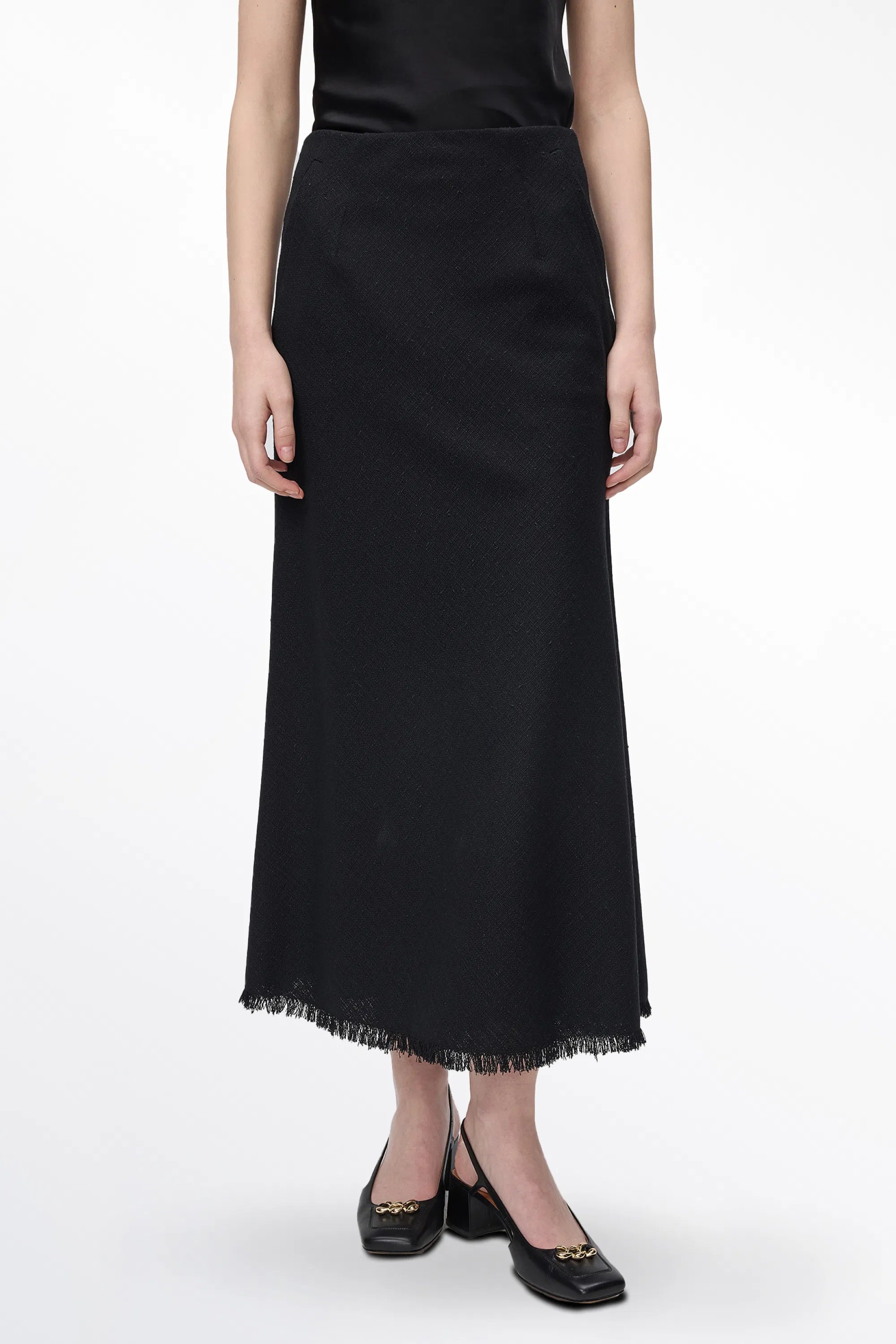 Clara Flare Skirt in Wool Blend