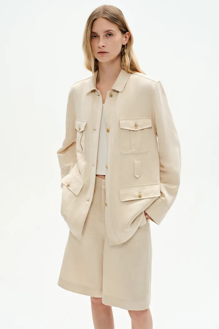 Kai Patch Pocket Jacket in Four-Way Stretch