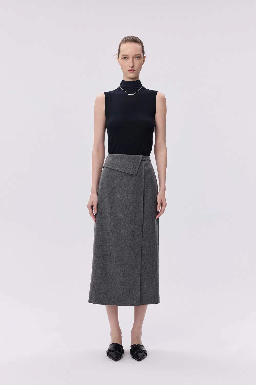 Ina Folded Waist Skirt