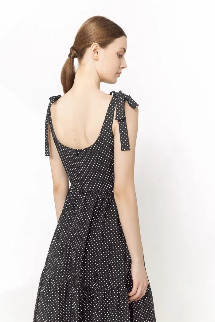 Lola Polka Dot Dress in Cotton