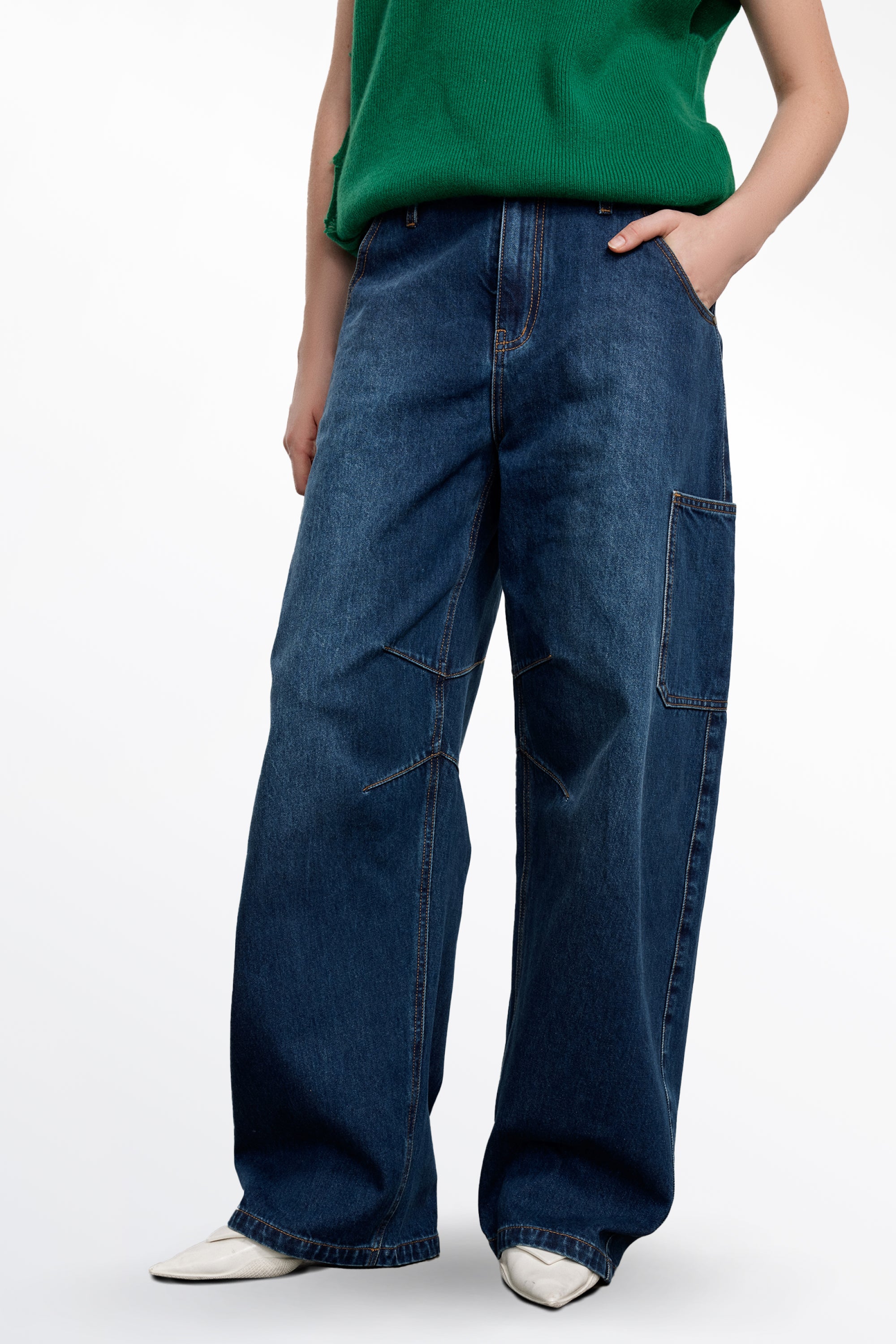 Nico 1967 Cargo Jeans in Cotton Denim