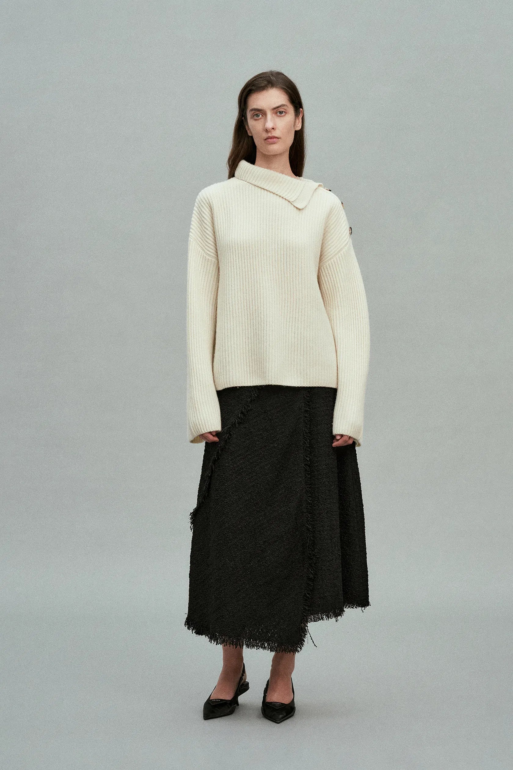 Soleil Classic Sweater in Merino-Cashmere Knit