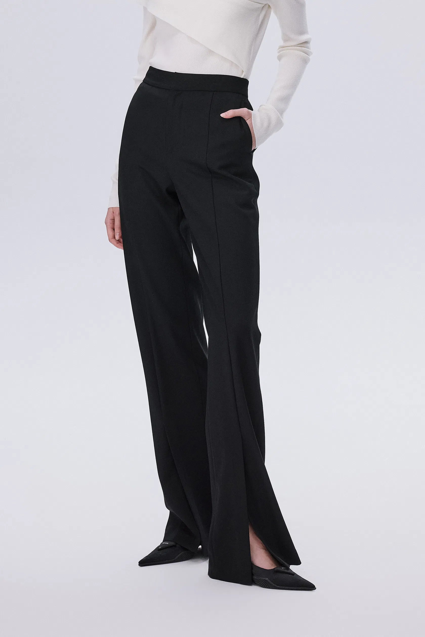 Tierra Split Boot Cut Trousers