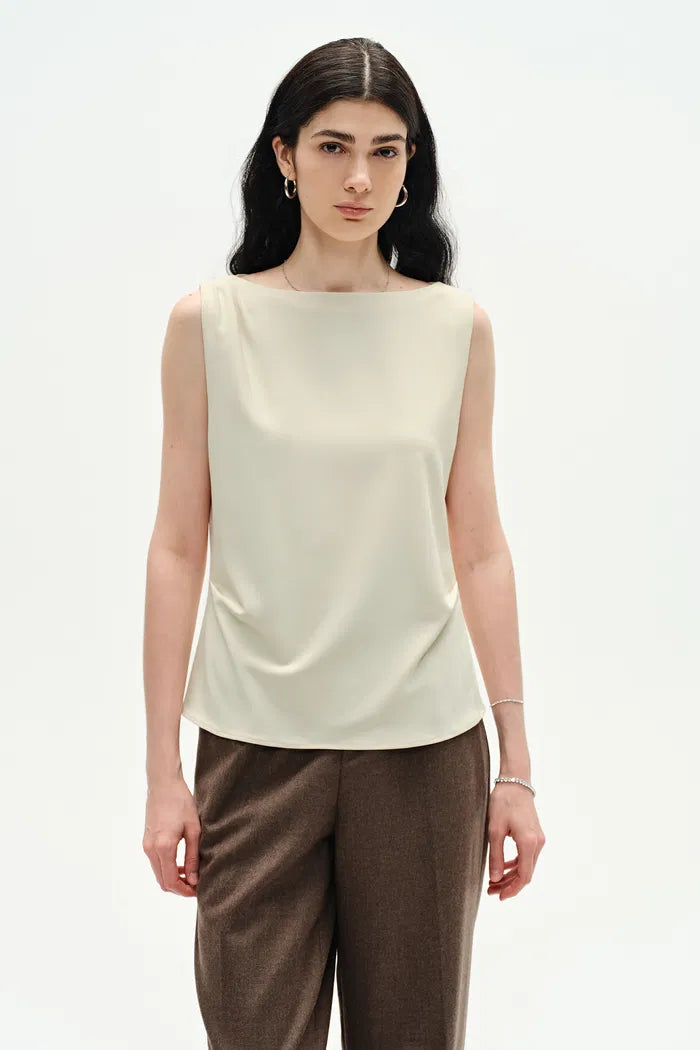 Lumina Sleeveless Top in Four-Way Stretch