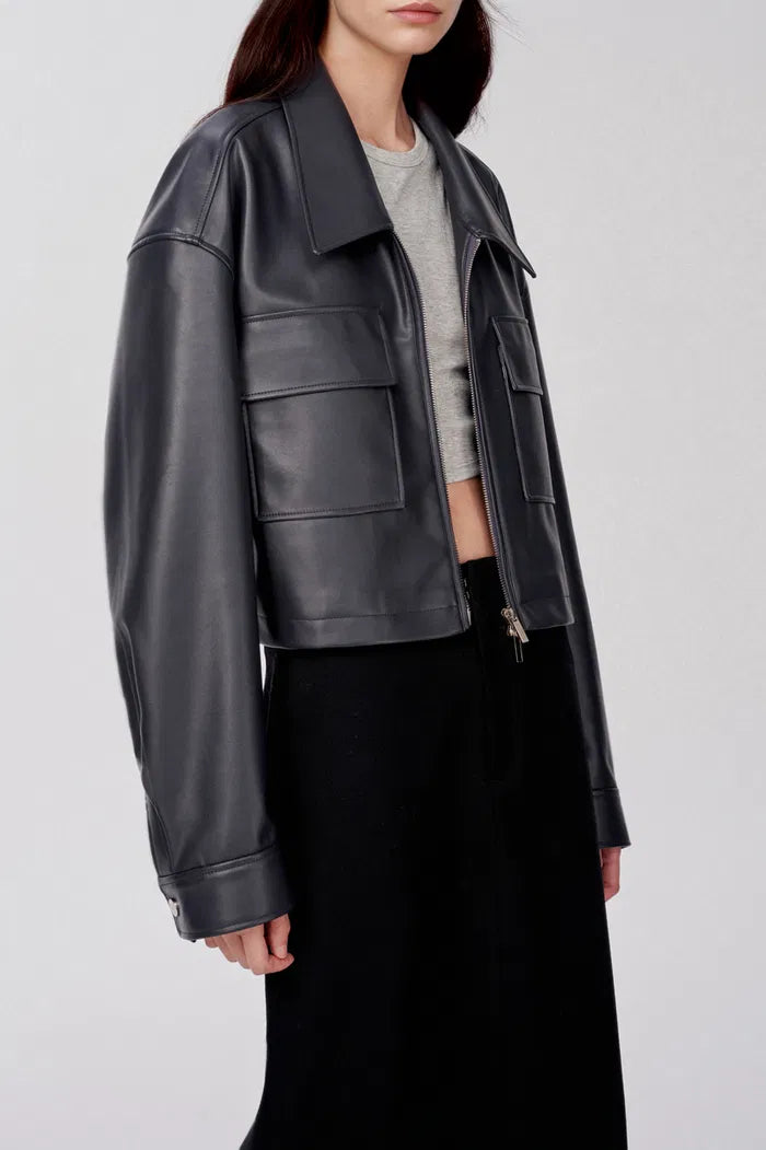 Danae Jacket in Vegan Leather