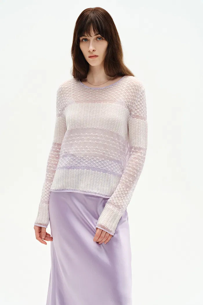 Waltz Sheer Sweater in Kid Mohair Knit