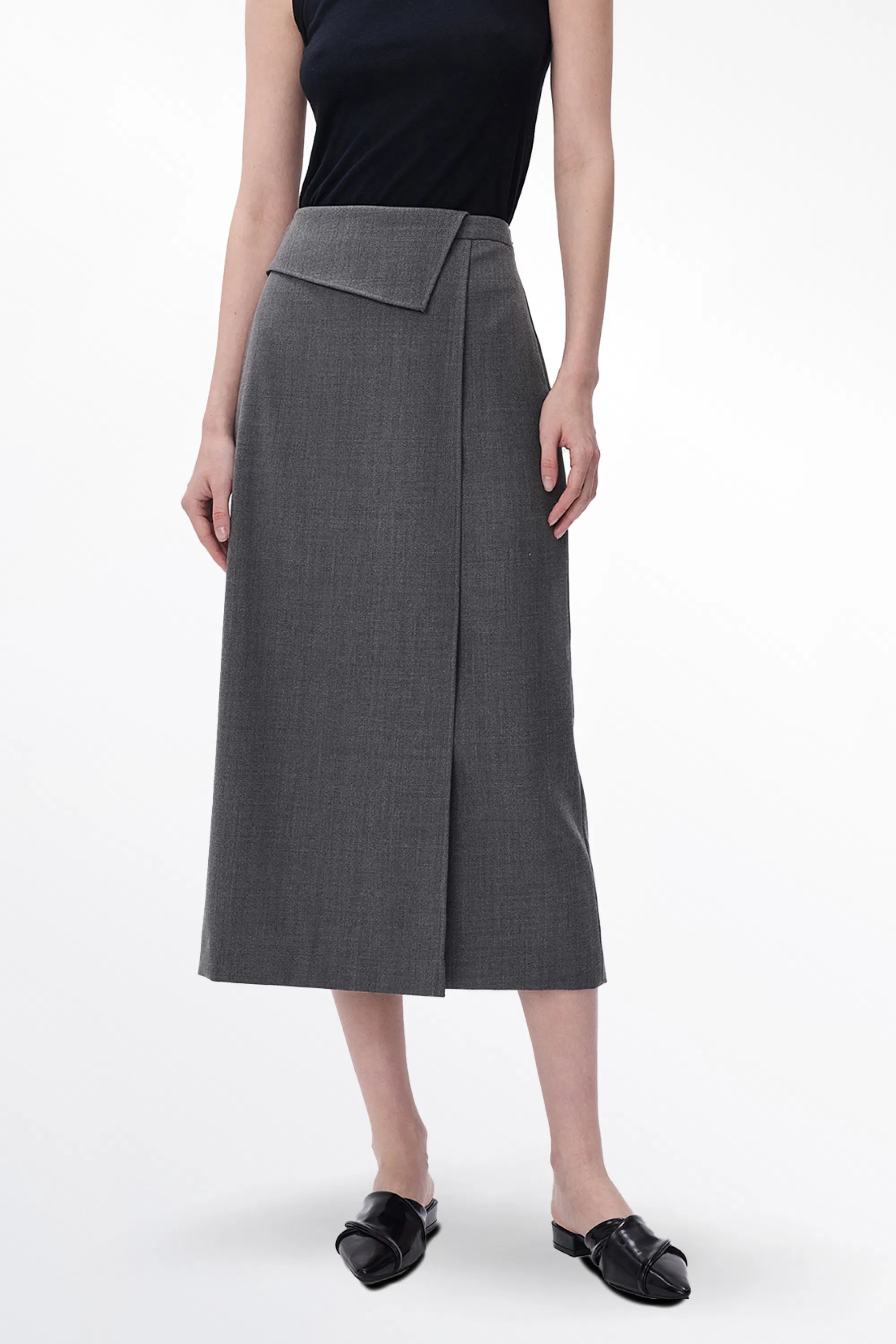 Ina Folded Waist Skirt