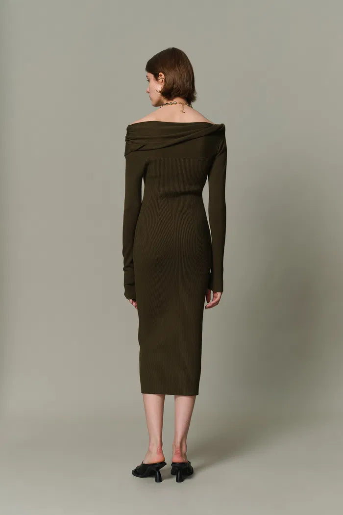 Veronica Fitted Dress in Anti-Pilling Knit