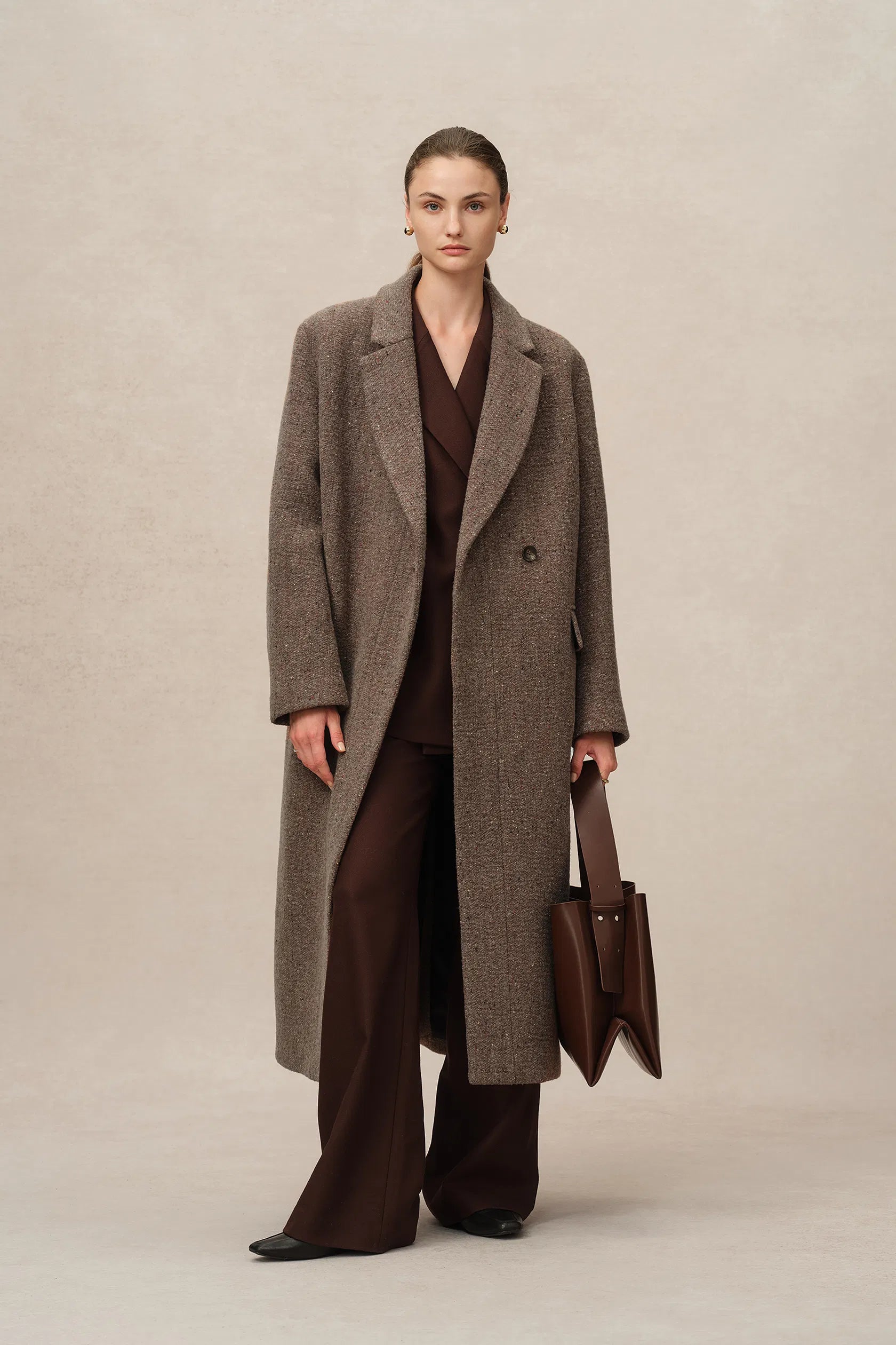 Uomo Asymmetric Coat