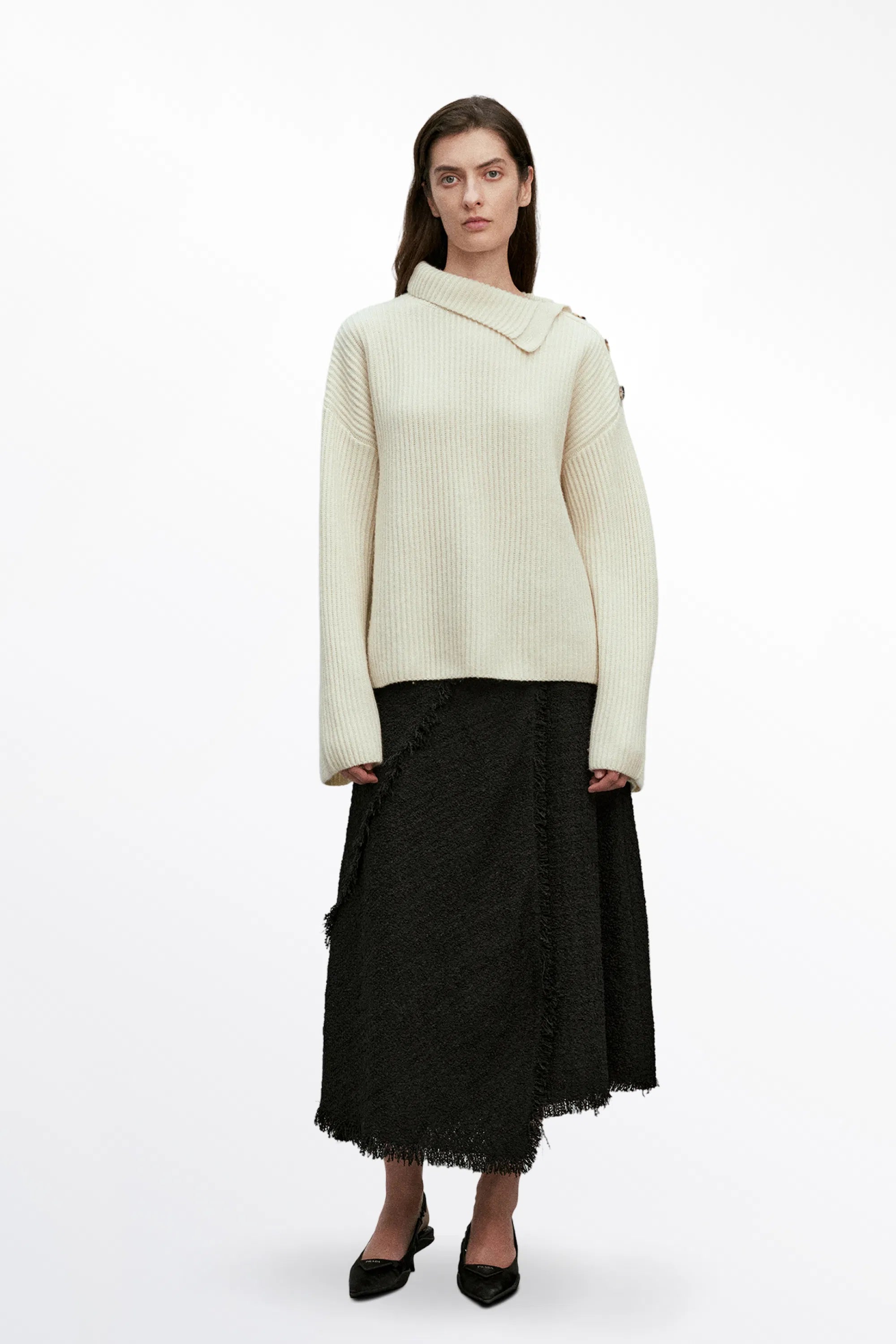 Soleil Classic Sweater in Merino-Cashmere Knit