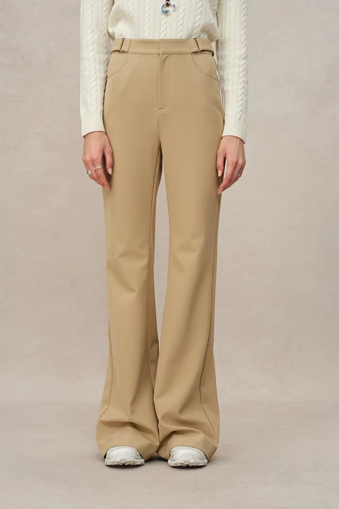 Ski Casual Flared Pants in Four-Way Stretch Fabric