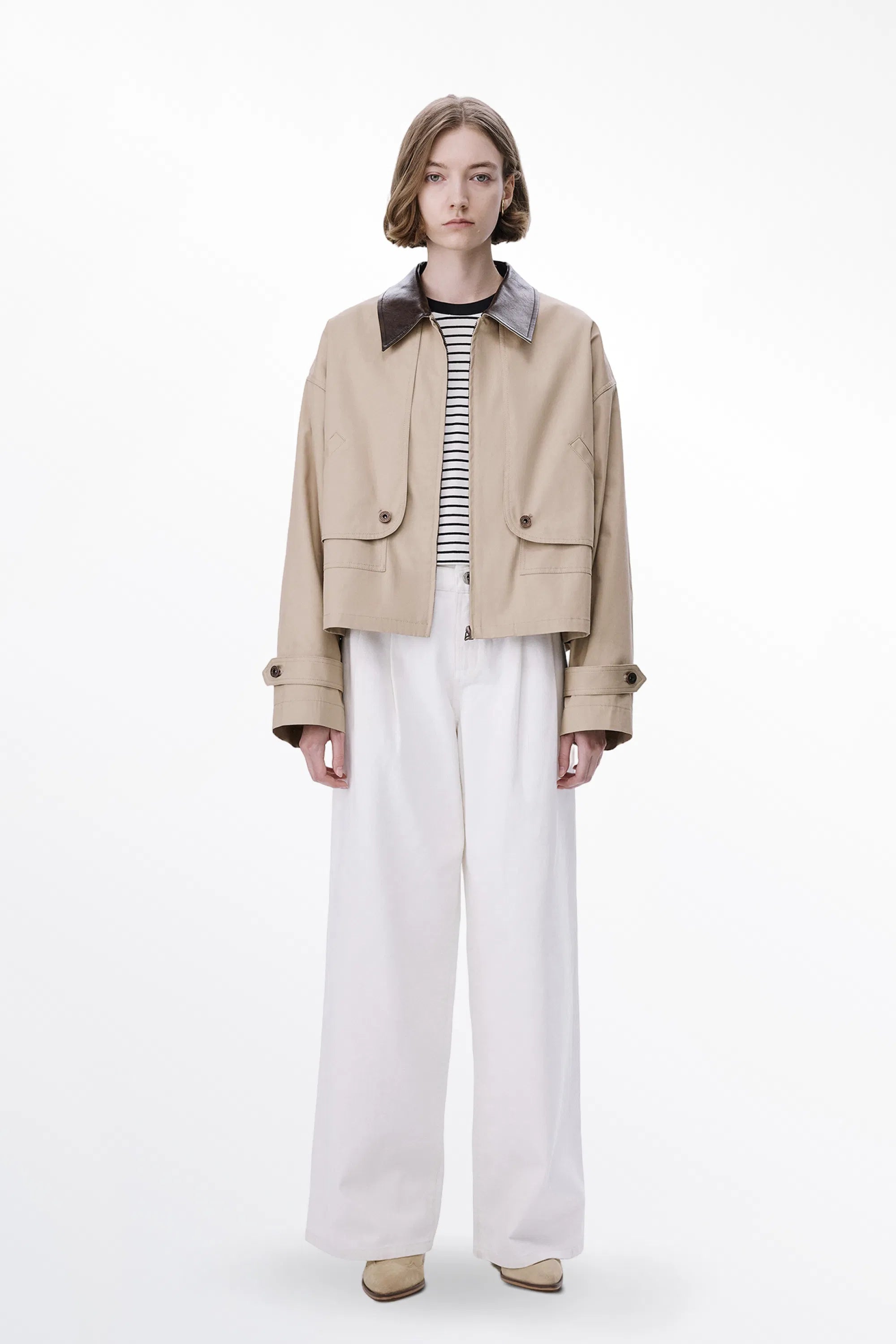 Dnipro Oversized Lightweight Utility Jacket in Cotton Twill