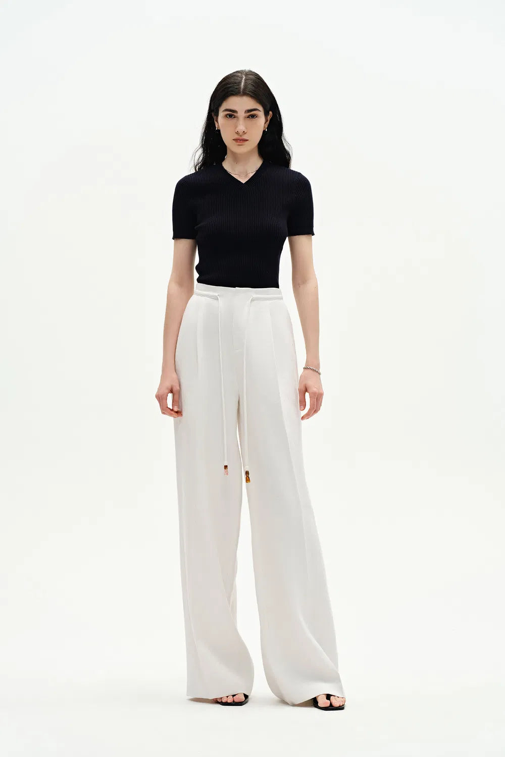 Perla Drawstring Casual Pants in Hemp