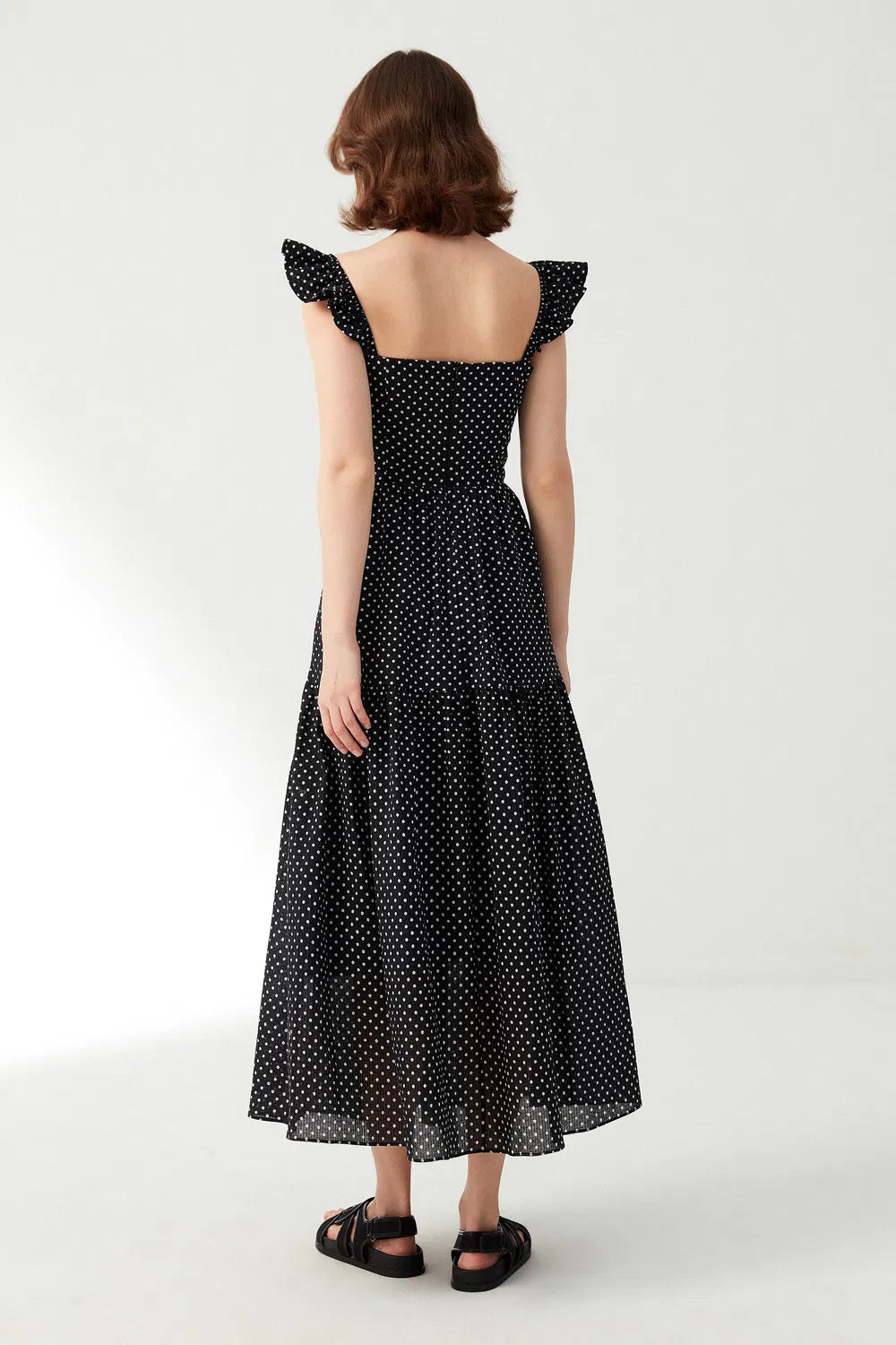 Paula Polka Dot Dress in Cotton